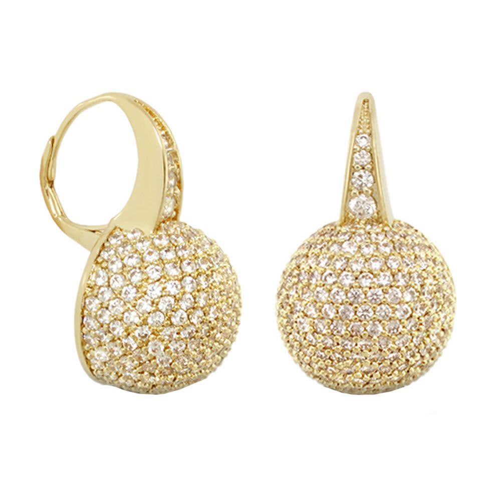 Lauren G Adams Glamour Pave Ball Earrings – Dreamstones Jewellery